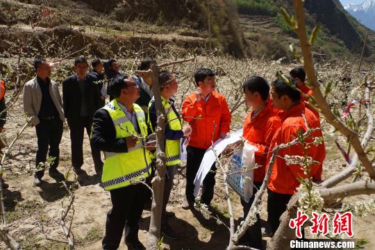 图为工作组专家正在勘察现场。　钟欣 摄.jpg