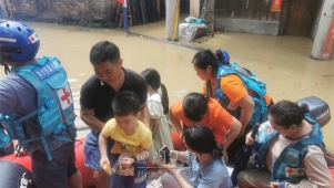 洪涝肆虐梅州 澳红会支援灾区紧急救援