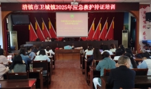 清镇市红十字会开展应急救护持证培训
