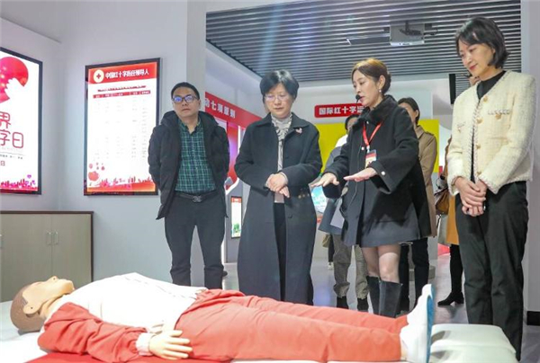 浙江省红十字会到济南市调研红十字基层组织建设工作
