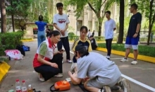 急救在身边 陕西西安体育学院510名师生成为红十字救护员
