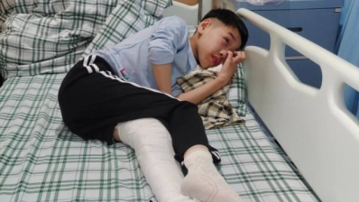8岁儿子突患肿瘤 恳求大爱救助