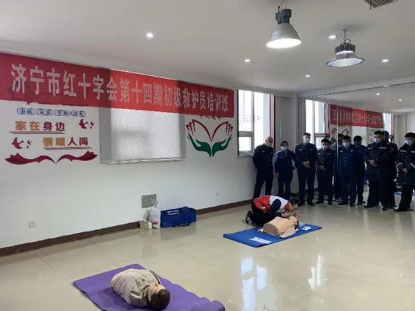 安全“救”在身边 　济宁市红十字会救护培训进企业
